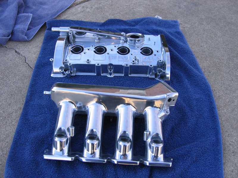 WTB Polished 1.8t Intake Mani & Polished Valve Cover